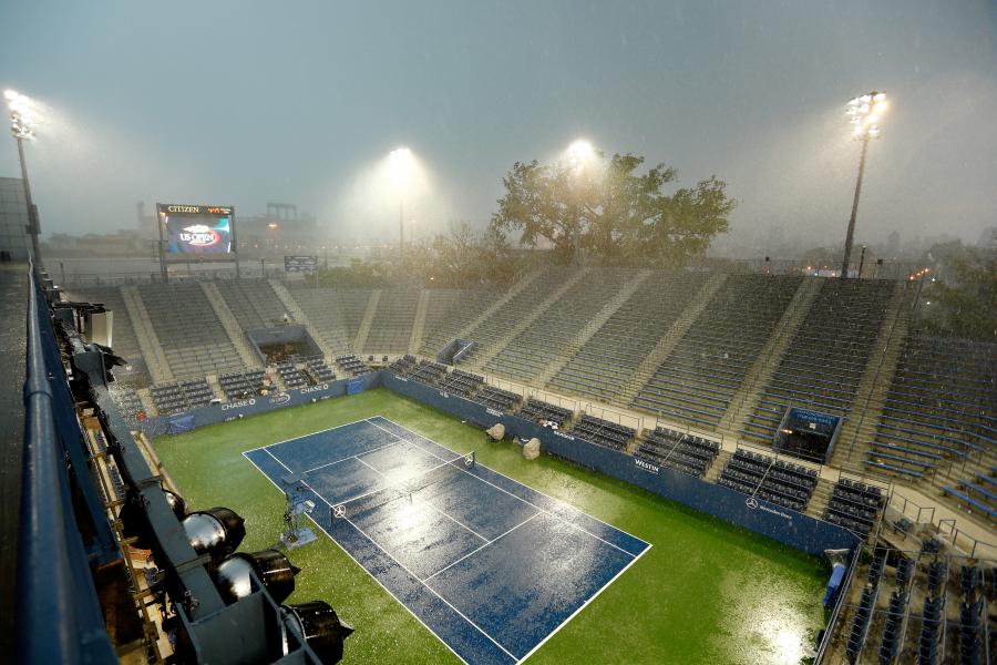 Дъжд на US Open1