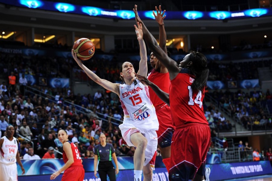 баскетбол САЩ жени Испания1