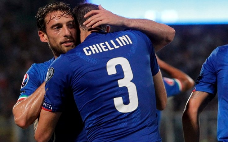 СНИМКИ: Джорджо Киелини в действие