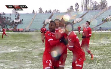 ВИДЕО: Ето как ЦСКА откри резултата във Вечното дерби