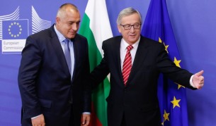 Бойко Борисов и Жан-Клод Юнкер след срещата днес