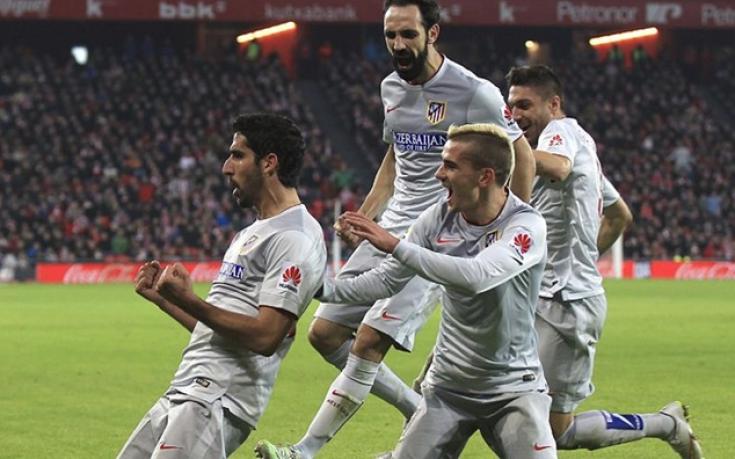 С хеттрик на Гризман Атлетико отказа Билбао за едно полувреме