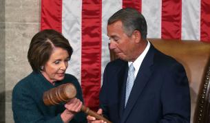 Вдясно – досегашният лидер на републиканците в Камарата Джон Бейнър