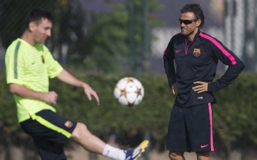 Меси със специални благодарности към Луис Енрике