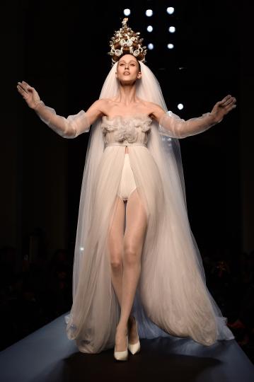Жан Пол Готие показа свои модели по време на Парижката седмица на висшата мода, сезон пролет/лято 2015