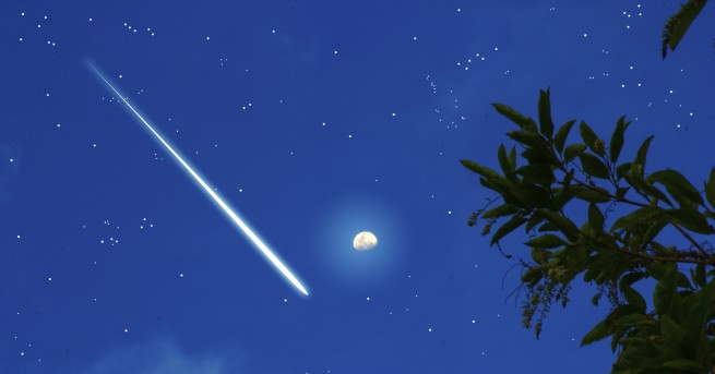 Малък метеорит се е взривил в небето близо до гр