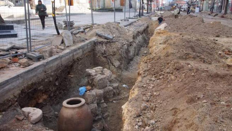 Останки от скелет намериха при разкопките във Варна