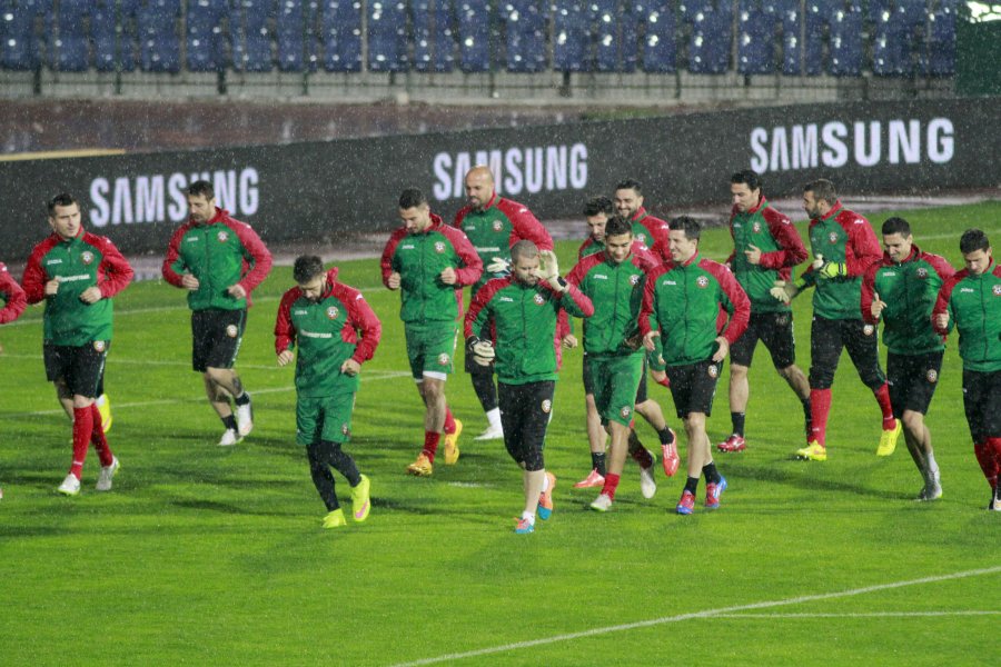 Тренировка на националите на България преди мача с Италия1