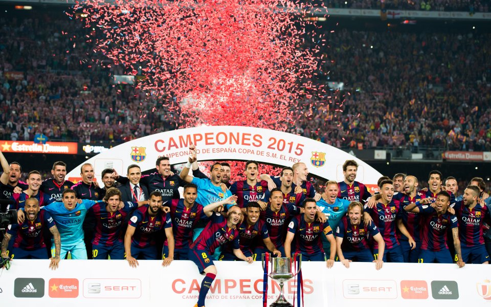 Барселона отпразнува спечелената купа в тузарски ресторант