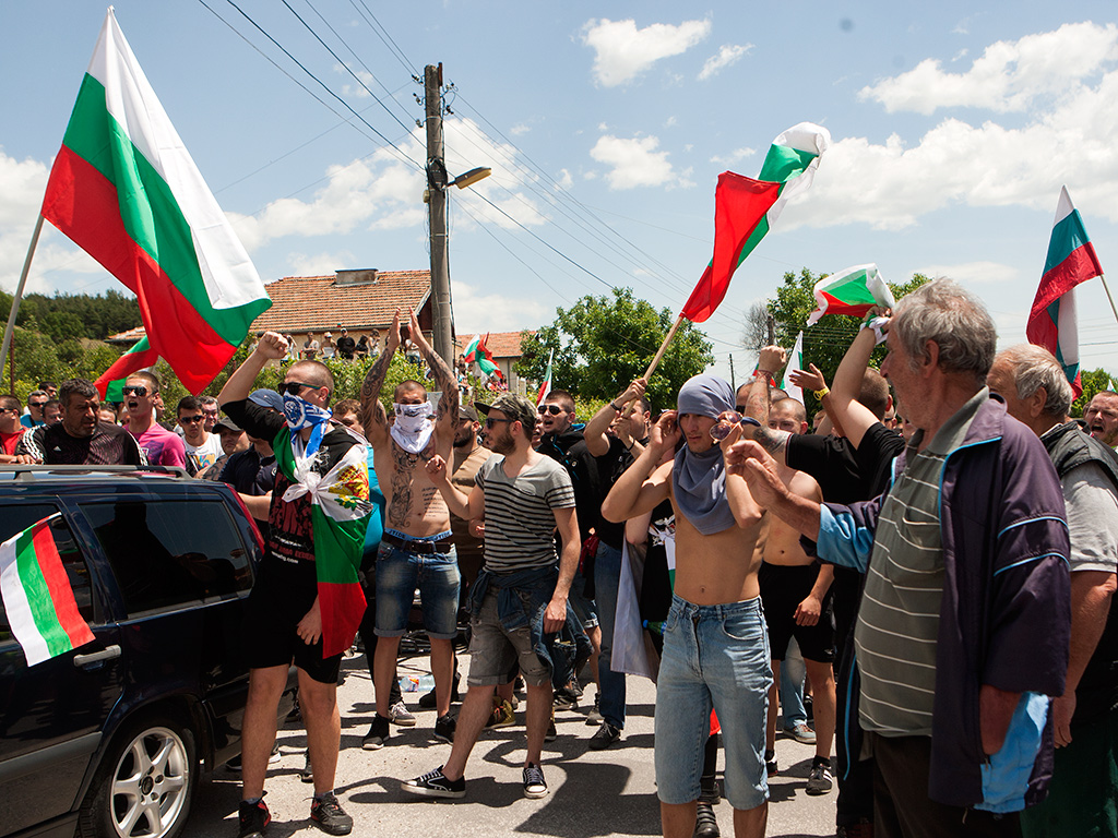 Без сериозни инциденти премина протестът в Гърмен