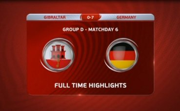 ВИДЕО: Гибралтар - Германия 0:7