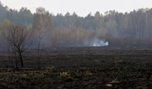 Пожар край АЕЦ Чернобил (архив)