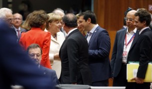 Среща на лидерите на еврозоната за Гърция