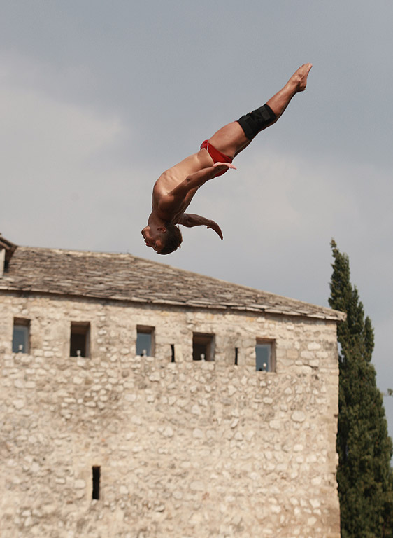 Ден първи от Red Bull Cliff Diving World Series в Мостар /Босна и Херцеговина