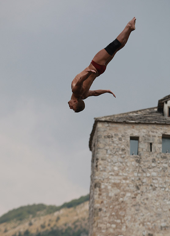 Ден първи от Red Bull Cliff Diving World Series в Мостар /Босна и Херцеговина