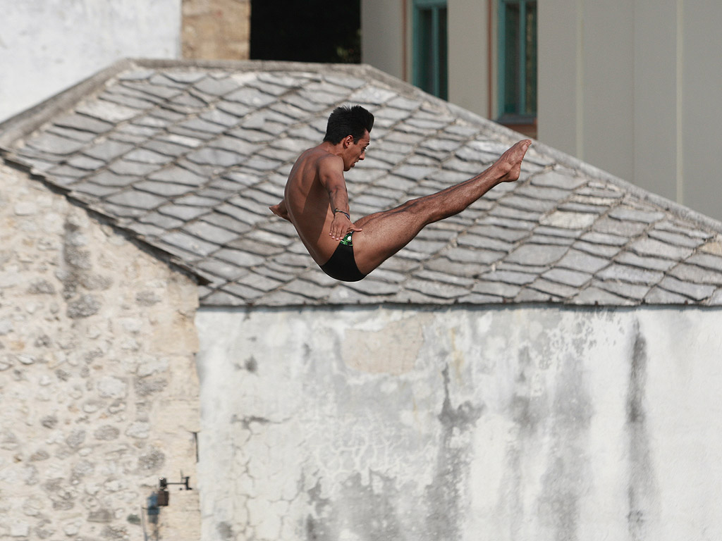 Ден втори от Red Bull Cliff Diving World Series в Мостар /Босна и Херцеговина