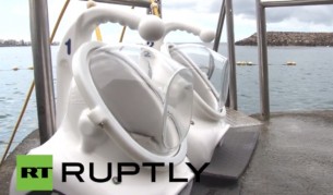 Шлемове позволяват да ходим и дишаме под вода (видео)