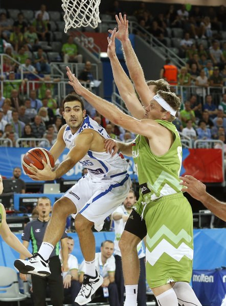 Гърция Словения баскетбол1