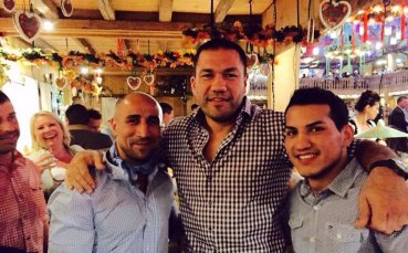 Кубрат Пулев посети Октоберфест заедно със свои колеги