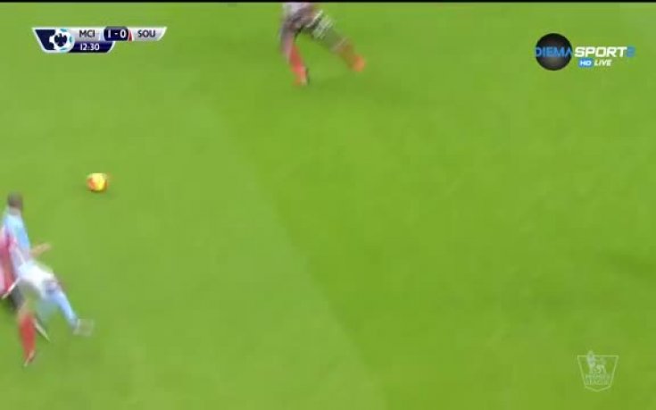 Манчестър Сити - Саутхемптън 2:0 /първо полувреме/