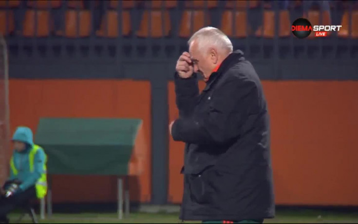 ВИДЕО: Емоциите на Люпко срещу Левски