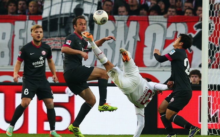 Щутгарт остава предпоследен след безличен хикс в Майнц