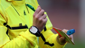 съдия картони жълт червен картон тефтерче