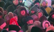 Russia: Muscovites gather on Red Square to celebrate New Year with a bang