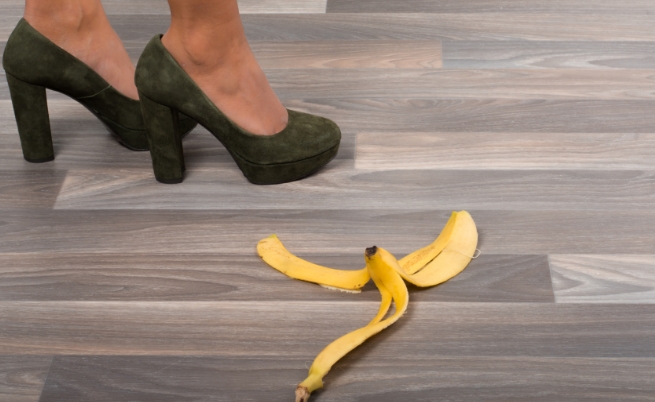 обувки под банана обелка