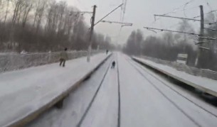 руснак зима влак