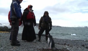 Патриарх Кирил се „запозна“ с пингвини на Антарктида