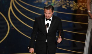 Как руският двойник на Лео отпразнува "Оскар"-а му