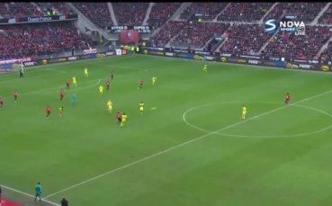 ВИДЕО: Рен разби Нант, младок блестя