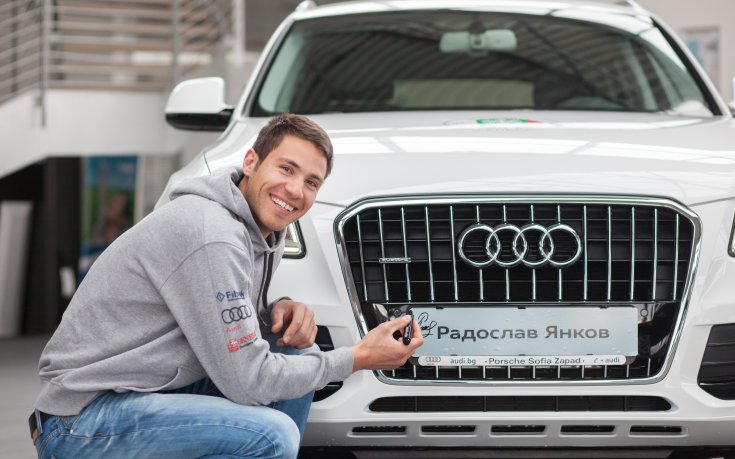 Радослав Янков, носителят на кристалния глобус, ще покорява снежни върхове зад волана на нов Audi Q5