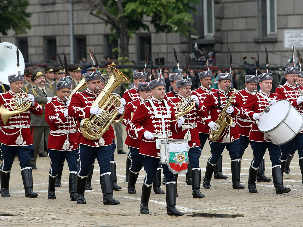 Военния парад в столицата на представителните части на Българската армия