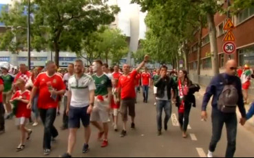 Феновете на Уелс доволни от успеха над Северна Ирландия