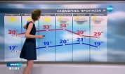 Прогноза за времето (11.07.2016 - сутрешна)