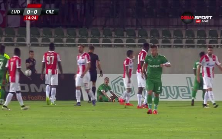 Лудогорец - Цървена звезда 1:0 /първо полувреме/