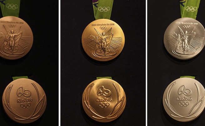 Златните медали в Рио - от 99 % сребро