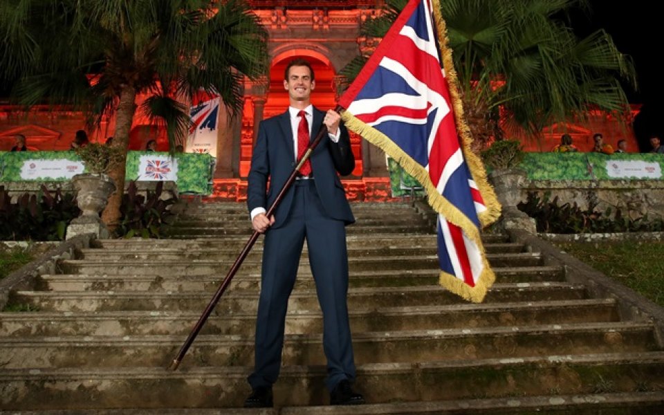 Анди Мъри - знаменосец на Великобритания в Рио