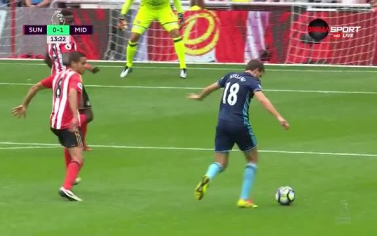 Съндърланд - Мидълзбро 0:2 /първо полувреме/