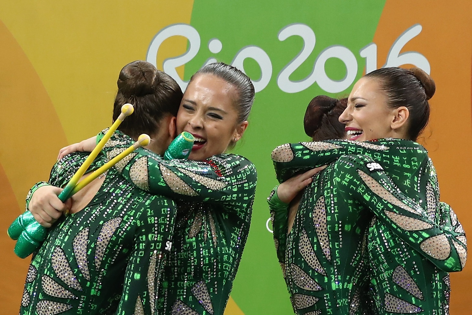 Aнсамбълът по художествена гимнастика на България завоюва бронзовото отличие на Игрите в Рио.