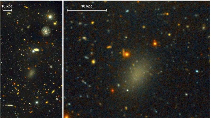 Астрономи откриха галактика от тъмна материя