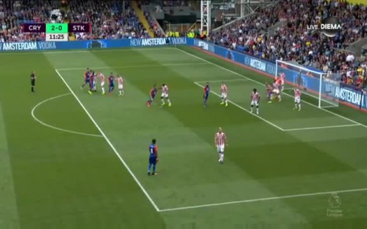 Кристъл Палас - Стоук Сити 2:0 /първо полувреме/