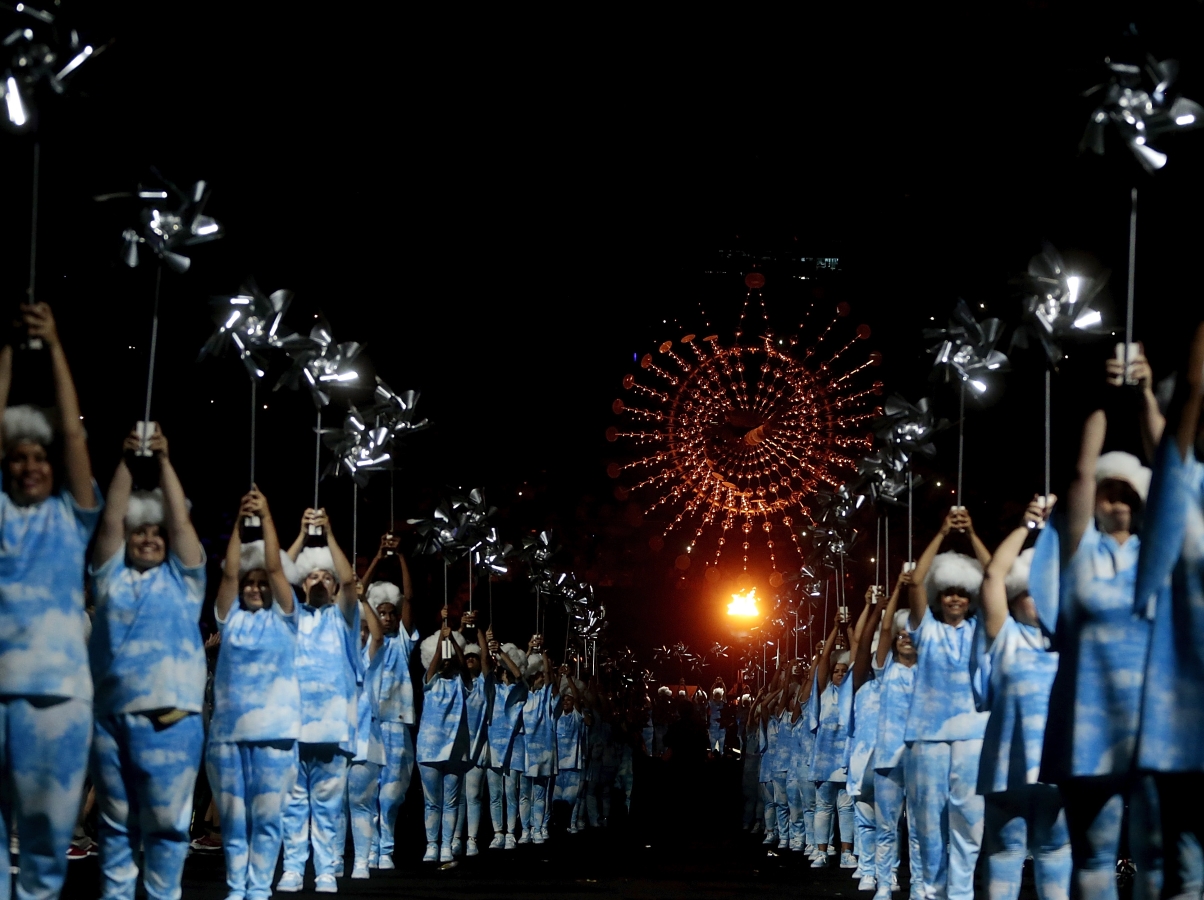 Закриването на параолимпийските игри