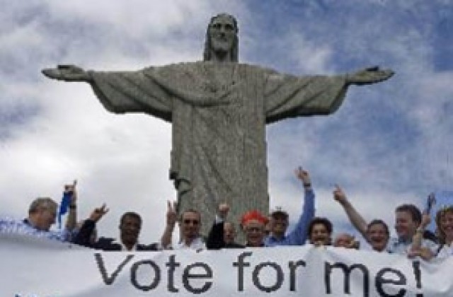 Агитират да се гласува за статуята на Христос в Рио