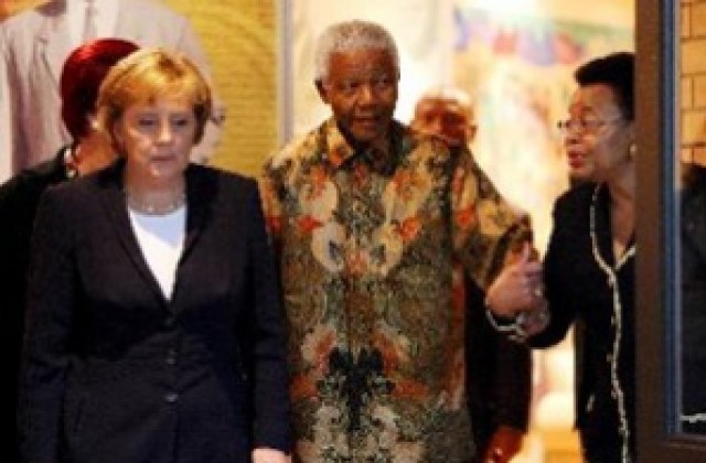 Ангела Меркел се срещна с Нелсън Мандела