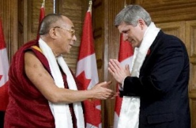 Канадският премиер прие публично Далай Лама