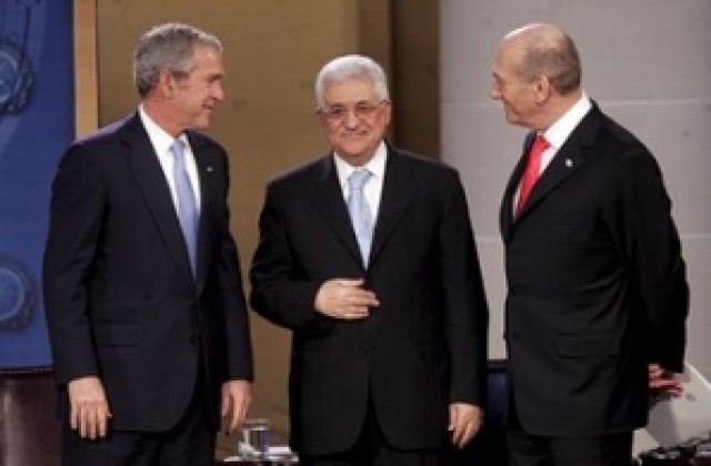Буш обяви начало на израелско-палестински мирни преговори
