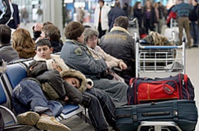 Всички излитащи полети на Коледа от летище София са анулирани